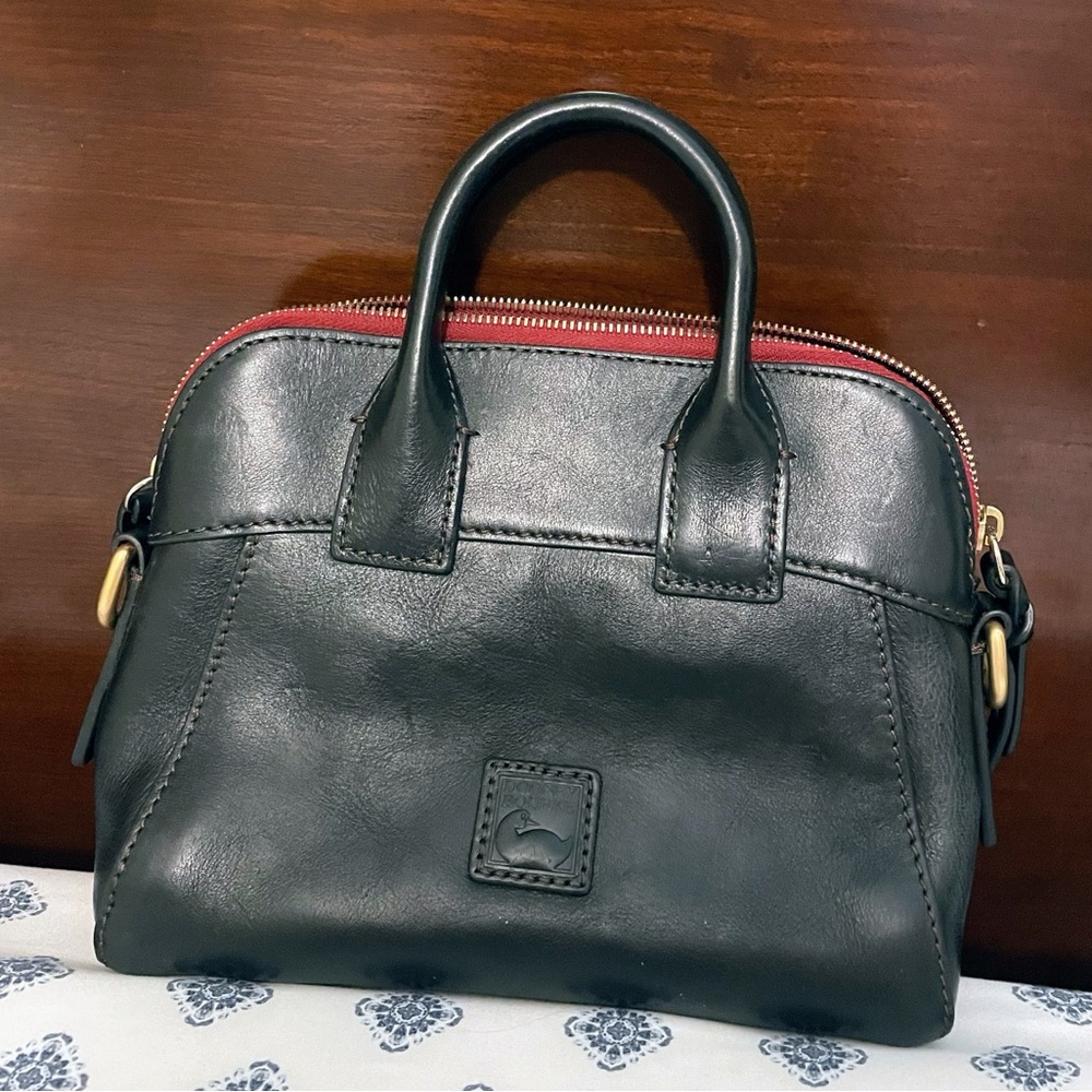 Dooney & Bourke Cameron, Black Florentine Crossbody Top Handle